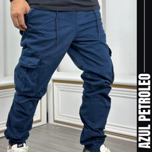 Cargar imagen en el visor de la galería, Jogger en dril licrado tipo cargo👖