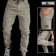 Cargar imagen en el visor de la galería, Jogger en drill licrado tipo cargo👖