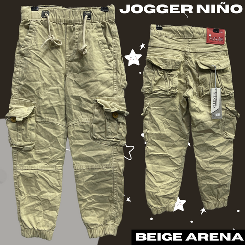 Jogger en dril para niño