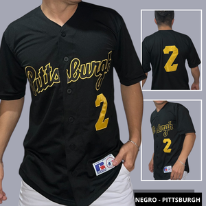 Camiseta beisbolera tipo americana