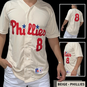 Camiseta beisbolera tipo americana
