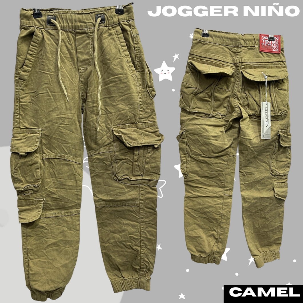 Jogger en dril para niño