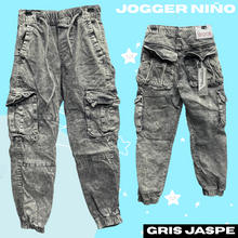 Cargar imagen en el visor de la galería, Jogger en dril para niño
