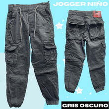 Cargar imagen en el visor de la galería, Jogger en dril para niño