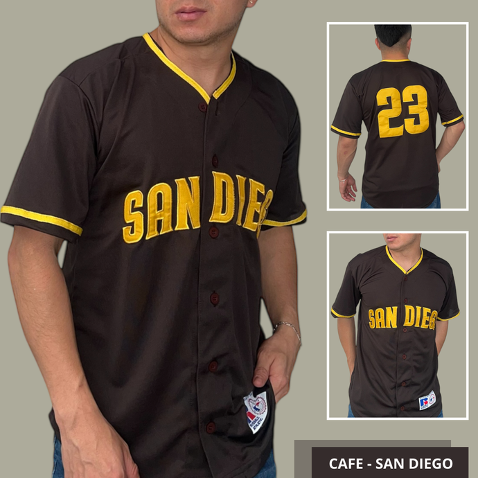 Camiseta beisbolera tipo americana
