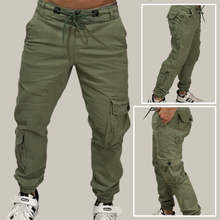 Cargar imagen en el visor de la galería, Jogger en dril licrado tipo cargo👖