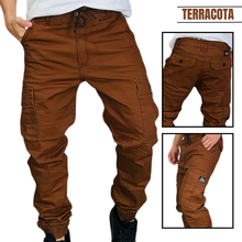 Cargar imagen en el visor de la galería, Jogger en dril licrado tipo cargo👖