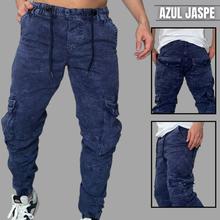 Cargar imagen en el visor de la galería, Jogger en dril licrado tipo cargo👖