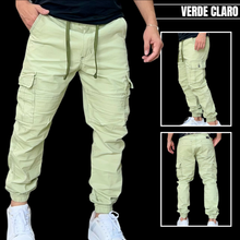 Cargar imagen en el visor de la galería, Jogger en dril licrado tipo cargo👖