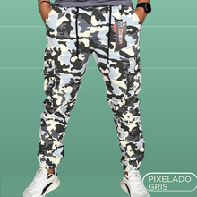 Cargar imagen en el visor de la galería, Jogger en dril licrado tipo cargo👖