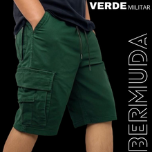 Cargar imagen en el visor de la galería, Bermuda en dril licrado